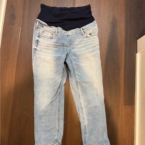 GAP Light Blue Maternity Ankle Jeans